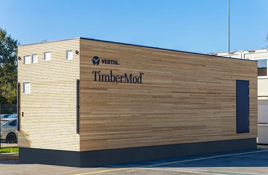 Prefabricated wood-based solutions to contribute to the sustainability of data centers.