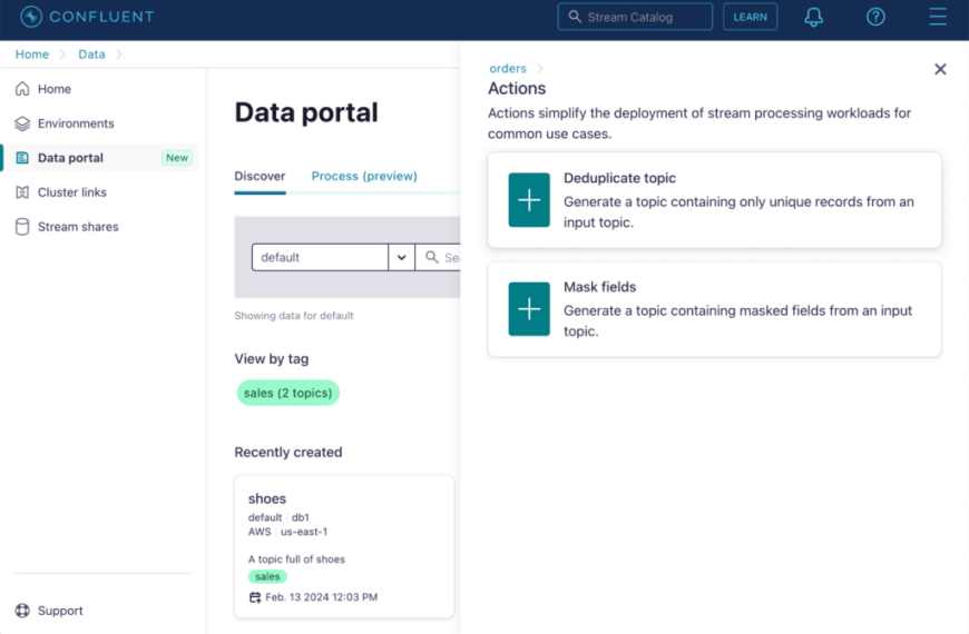 Confluent announces the arrival of Confluent Cloud for Apache Flink