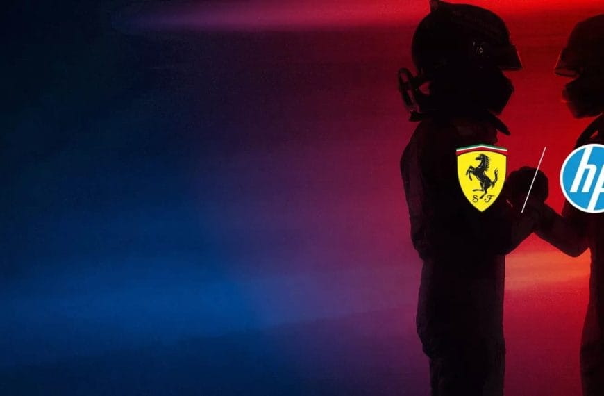 Ferrari and HP Inc. seal a strategic alliance with the launch of ‘Scuderia Ferrari HP’.