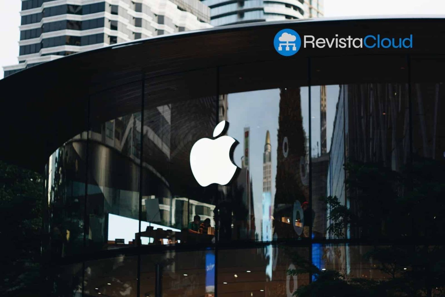 apple tienda cristal