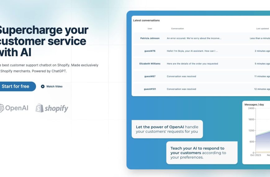 Skyla, the Customer Service Revolution on Shopify with Artificial Intelligence