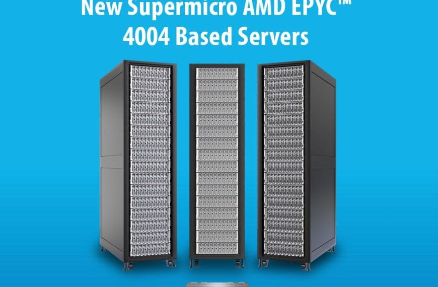 Supermicro launches high-density and energy-efficient solutions with AMD EPYC™ 4004 processors.