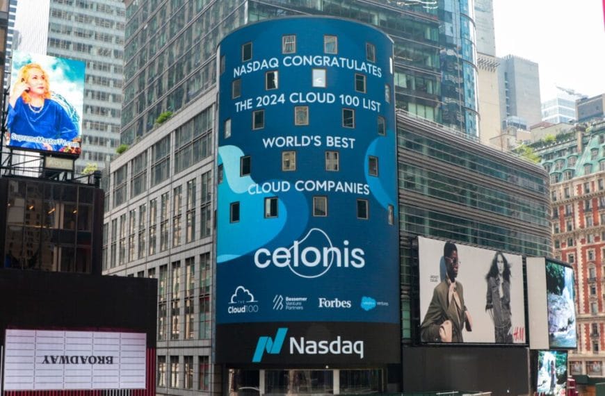 Celonis rises to number 13 on the Forbes Cloud 100 list for its innovative process intelligence platform.