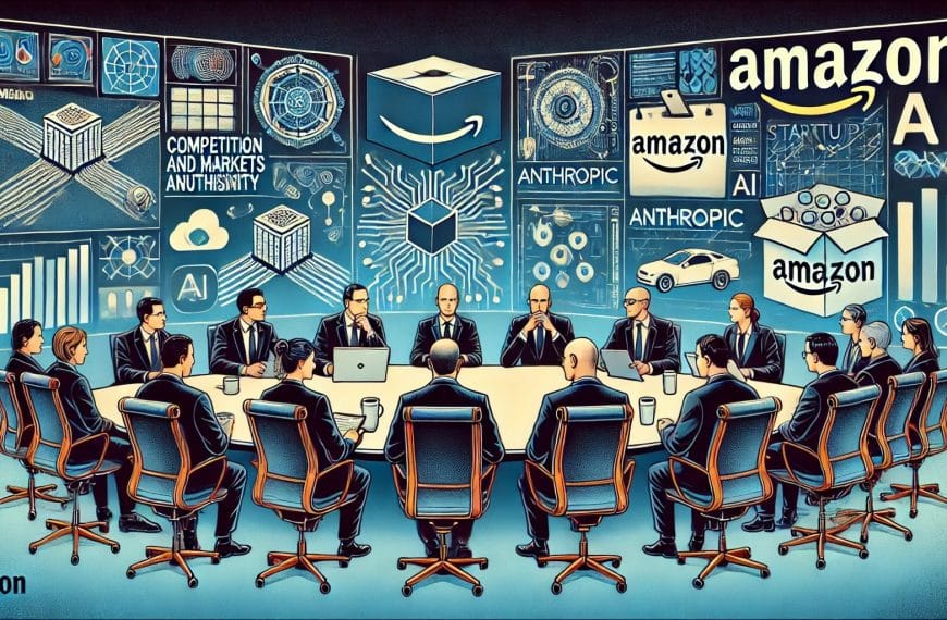 The United Kingdom is investigating Amazon’s investment in the artificial intelligence company Anthropic.