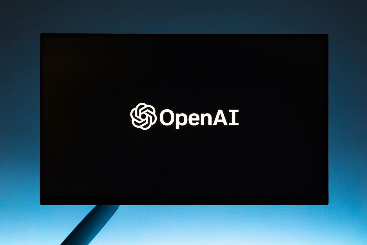 openai logo wallpaper