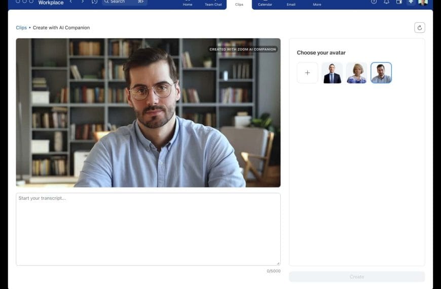 Zoom prepares AI avatars: The future of work meetings?