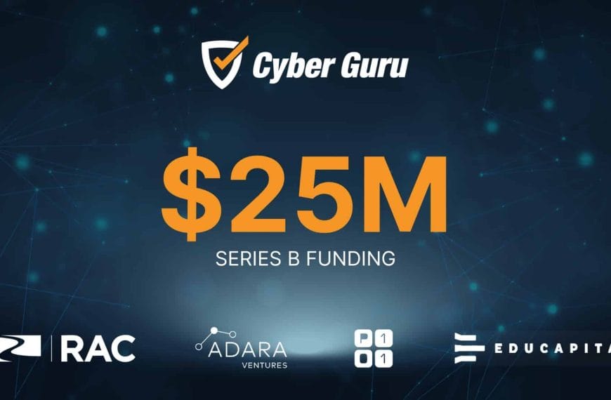 Cyber Guru Raises $25 Million in Series B Round to Enhance Cybersecurity Training