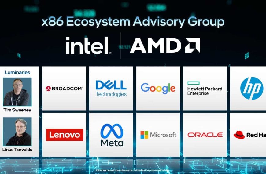 Intel and AMD create advisory group to accelerate innovation in the x86 ecosystem