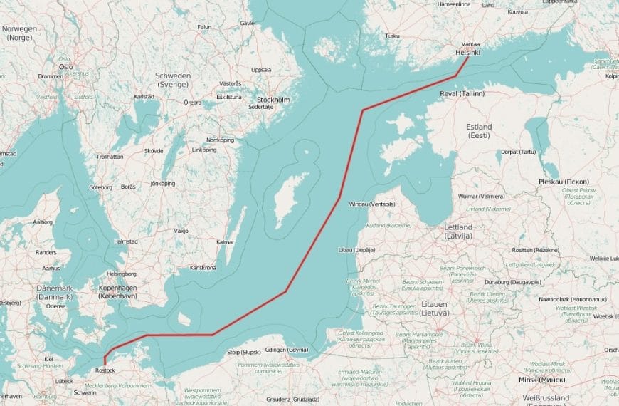 A failure in the C-Lion1 submarine cable disrupts telecommunications between Finland and Germany