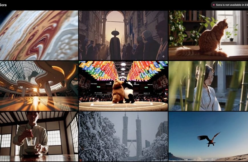 Sora, the new AI video generation model, available less in Spain and other European countries