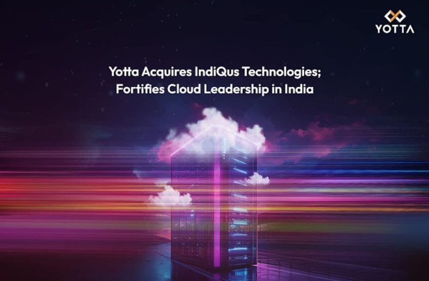 Yotta Strengthens Its Leadership in AI and Sovereign Cloud with the Acquisition of IndiQus Technologies