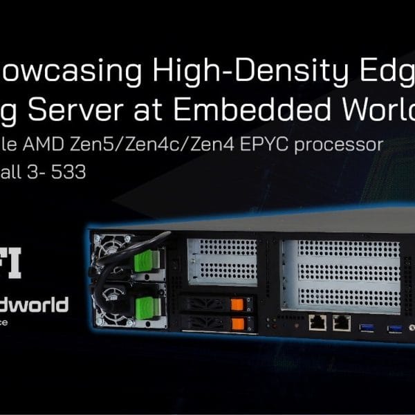 AEWIN Introduces Its High-Density Edge Computing Server at Embedded World 2025