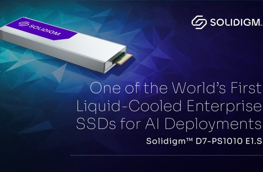 Solidigm Revolutionizes AI Storage with First Liquid-Cooled Enterprise SSD