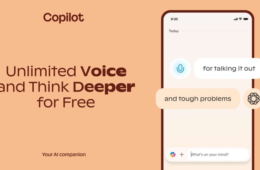 Microsoft Expands Copilot with Free Access to Advanced Voice and Reasoning Features