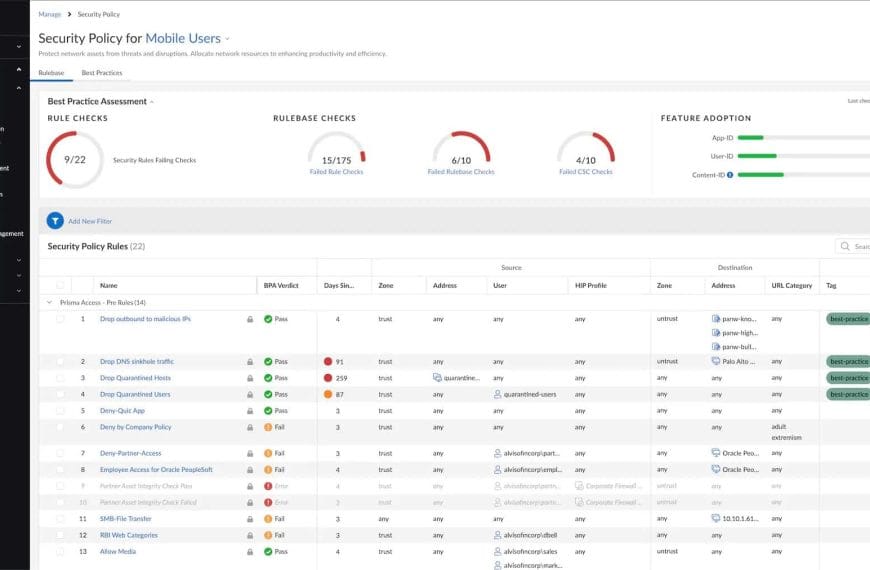 Palo Alto Networks Unveils Prisma SASE 5G: Advanced Protection for the 5G Era