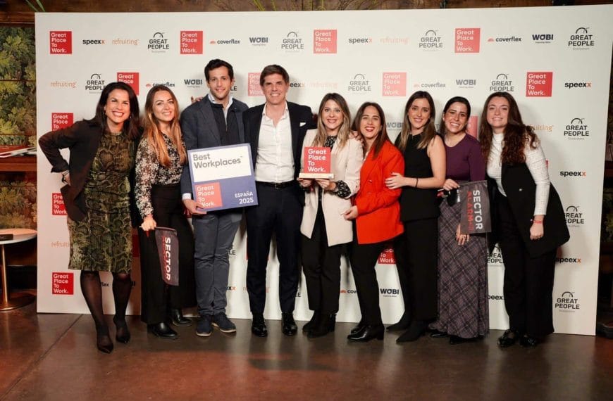 Sector Alarm recognized as one of the top three companies to work for in Spain in 2025 by Great Place to Work®