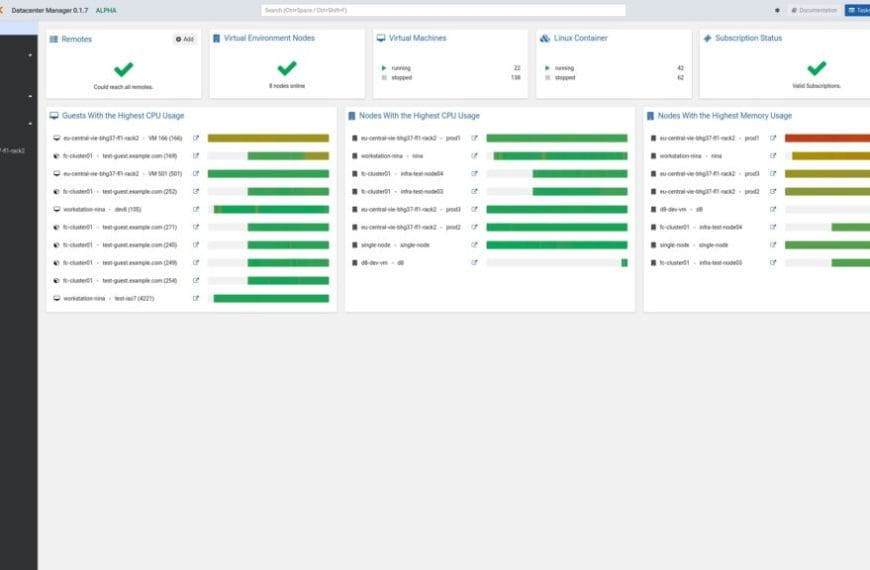 Proxmox Launches Datacenter Manager: Centralized Management for Large-Scale Virtual Environments