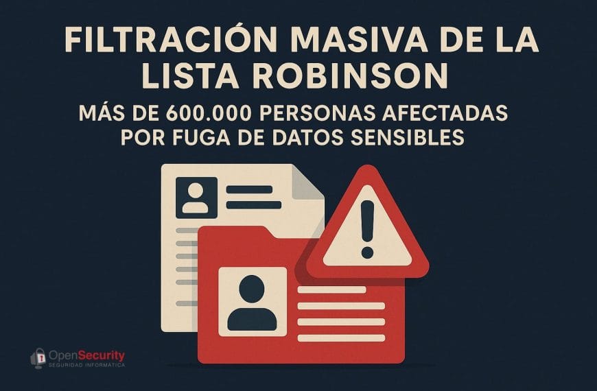 Privacy Alert: A Leak of the Robinson List Exposes Data of Over 600,000 Users in Spain