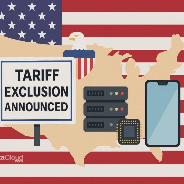 United States Announces Tariff Exemption for Key Technology Products, Including Servers, Chips, and Smartphones
