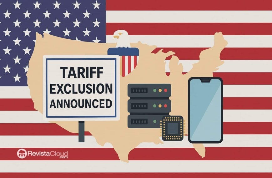 United States Announces Tariff Exemption for Key Technology Products, Including Servers, Chips, and Smartphones