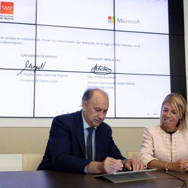 The Community of Madrid and Microsoft Strengthen Their Alliance for a More Digital and Secure Education