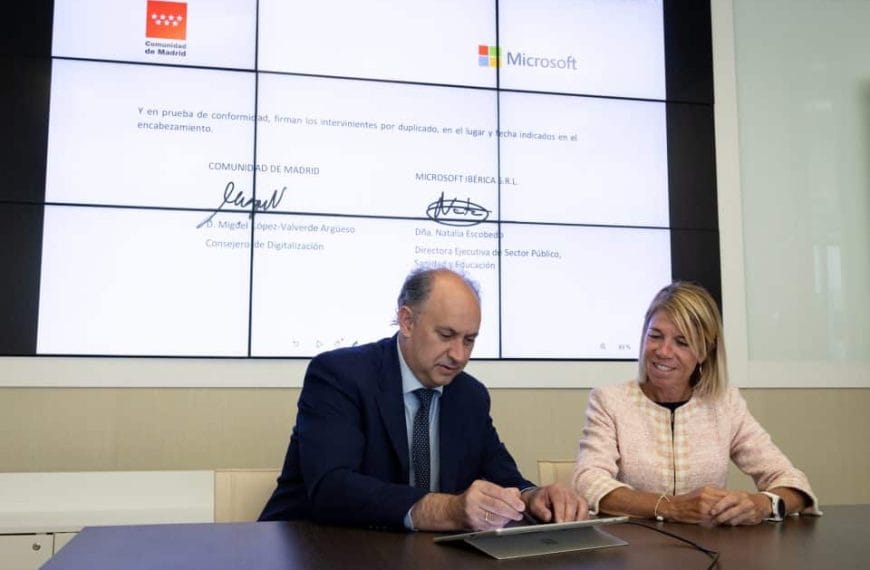 The Community of Madrid and Microsoft Strengthen Their Alliance for a More Digital and Secure Education