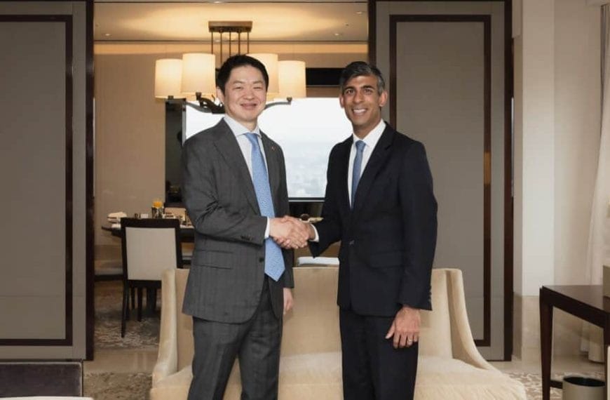 SK Networks strengthens its commitment to artificial intelligence after meeting with former British Prime Minister Rishi Sunak.