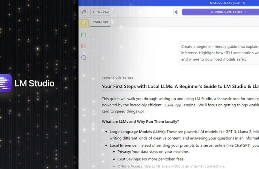 LM Studio Drives Local AI: Boosting Inference with RTX GPUs and CUDA 12.8