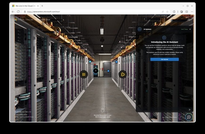 Microsoft Opens the Doors to Its Cloud with a Virtual Tour of Its Data Centers