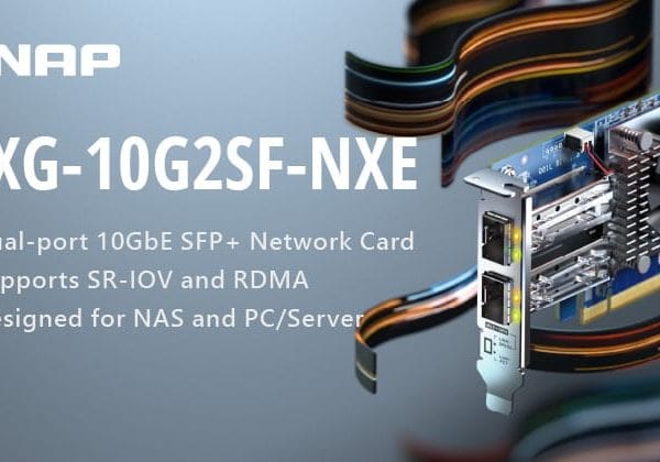 QNAP Launches New 10GbE Network Card with SR-IOV and RDMA Support: High Performance for NAS and Virtualization