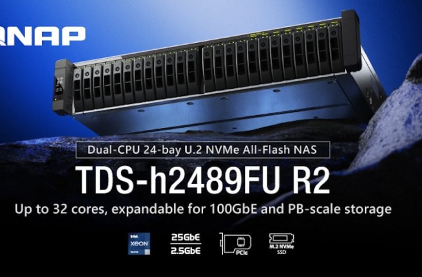 QNAP Launches the TDS-h2489FU R2: Its Flagship All-Flash NAS for High-Performance Enterprise Workloads