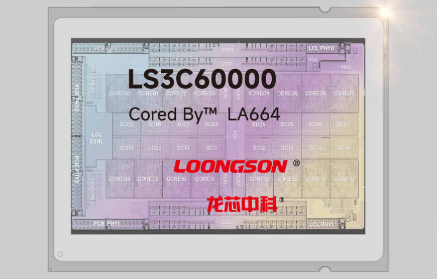 Loongson Launches New Generation of 3C6000 Processors: Up to 64 Cores to Strengthen China’s Technological Sovereignty