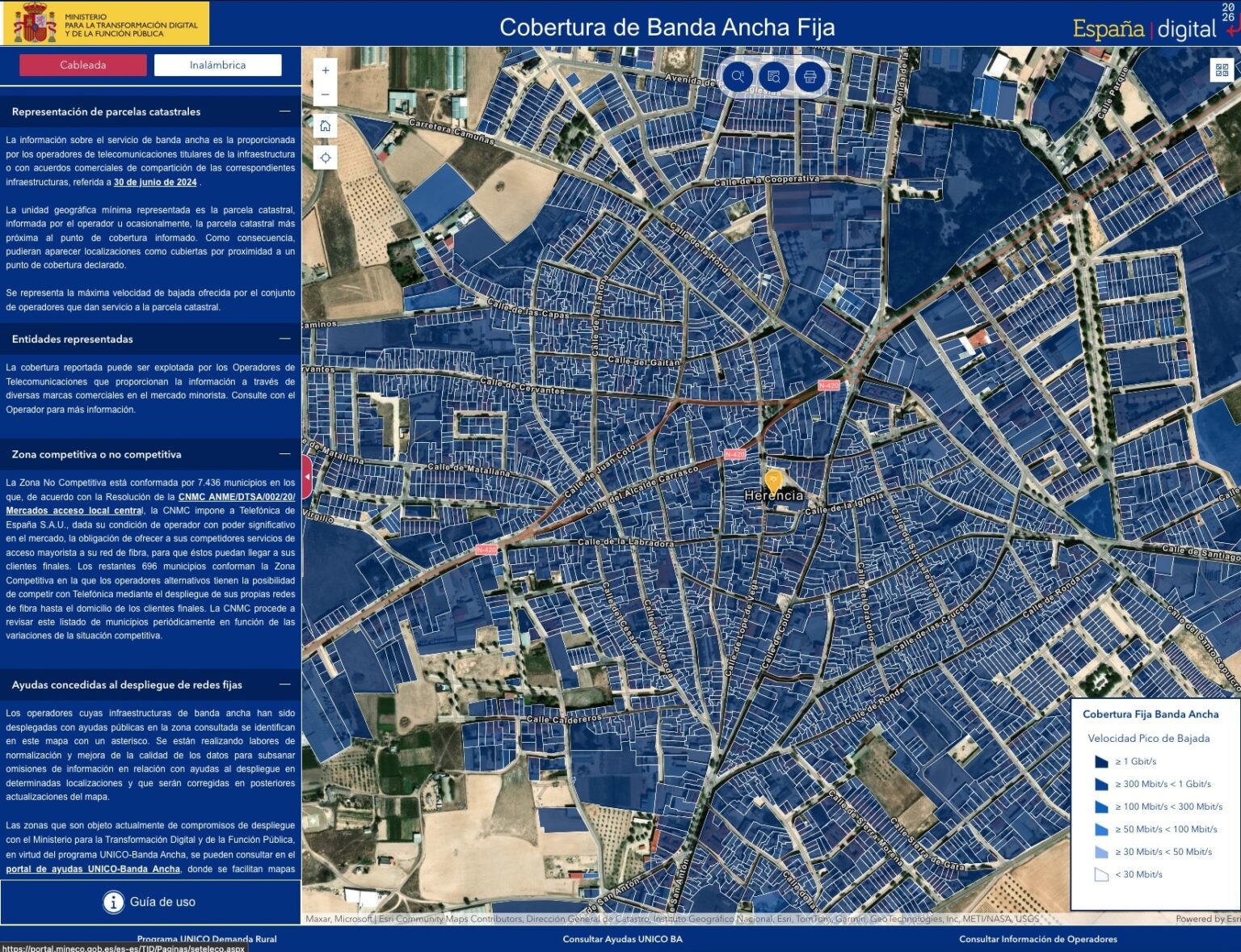 cobertura fibra herencia ciudad real