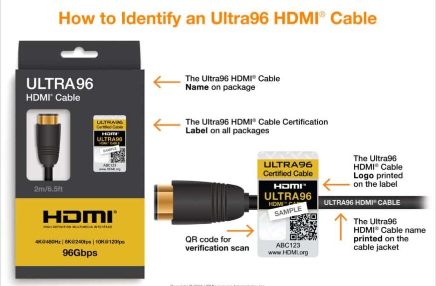 HDMI Forum Launches HDMI 2.2 Specification with Support for Resolutions Up to 16K and New Ultra96 Cables