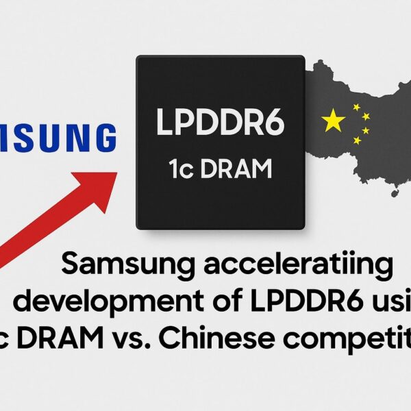 Samsung Accelerates LPDDR6 Memory Development to Stay Ahead of China