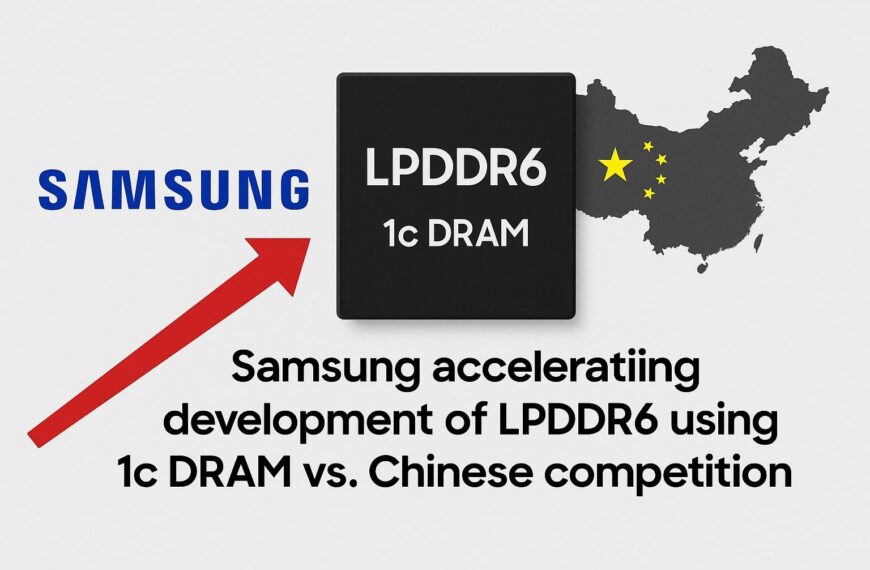 Samsung Accelerates LPDDR6 Memory Development to Stay Ahead of China