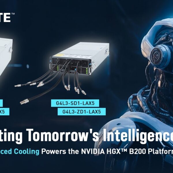 Giga Computing launches new GIGABYTE servers for AI with liquid and air cooling, powered by NVIDIA HGX B200 platform