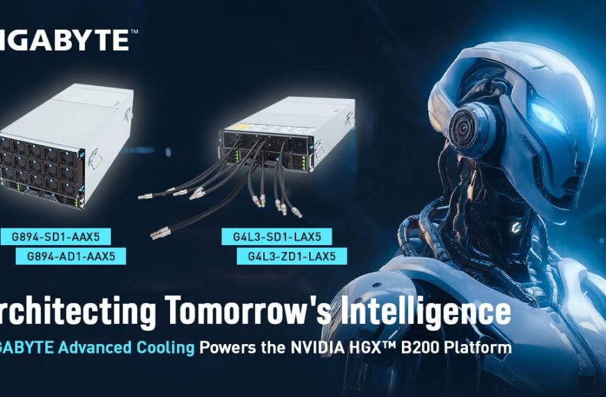 Giga Computing launches new GIGABYTE servers for AI with liquid and air cooling, powered by NVIDIA HGX B200 platform