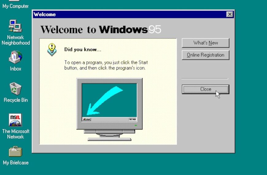 Windows 95 Turns 30: When an Operating System Became a Cultural Phenomenon