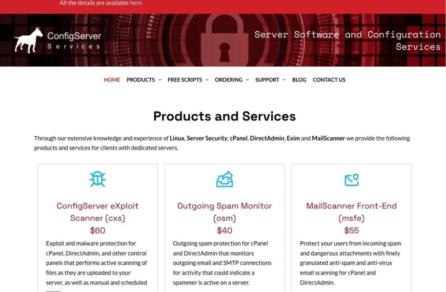 ConfigServer shutdown permanently: One of the most widely used firewalls on Linux servers will stop functioning on August 31