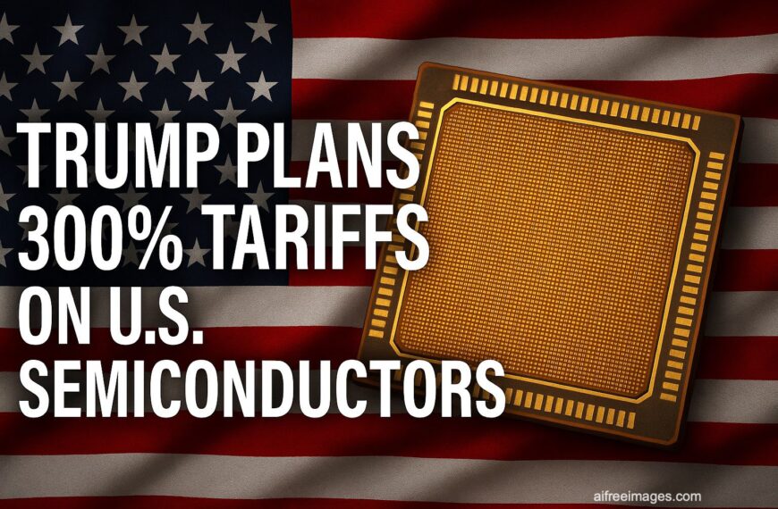 Trump proposes 300% tariffs on semiconductors in the U.S.