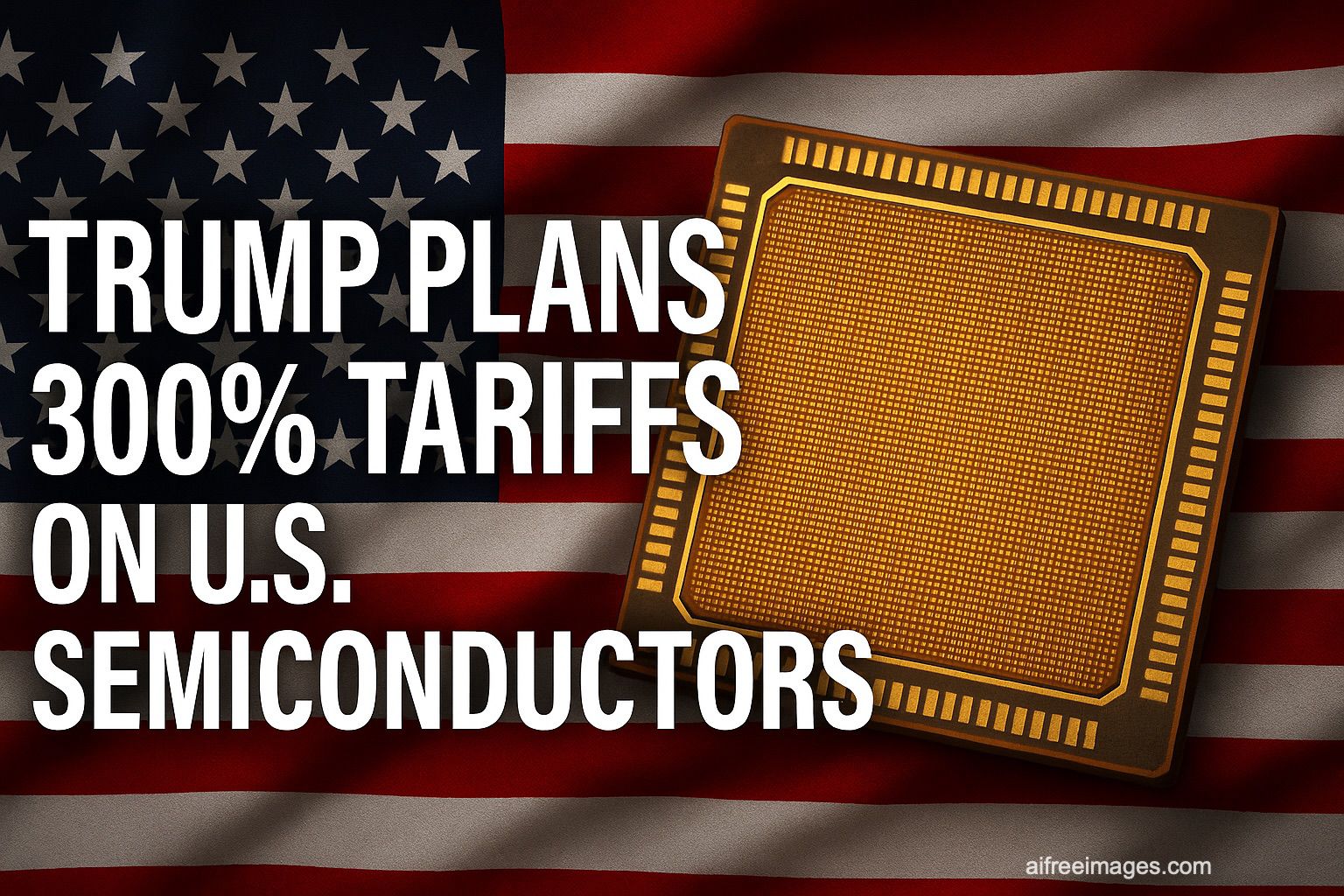 trump 300 semiconductors tariff