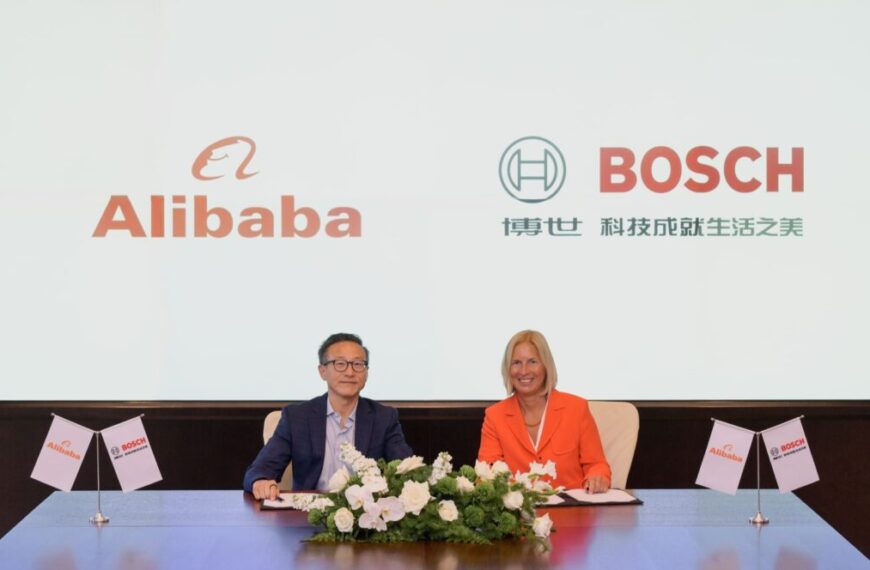 Bosch and Alibaba strengthen their strategic alliance to boost digital innovation with artificial intelligence