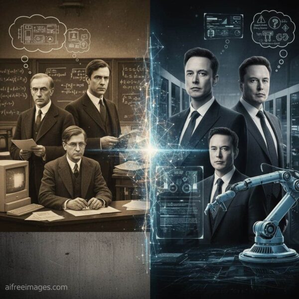 The Godparents of Artificial Intelligence: From Academic Visionaries to Critical Voices of the Technological Future