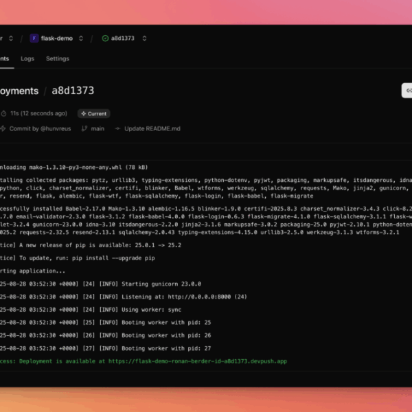 /dev/push: The open-source, self-hosted alternative to Vercel and Render
