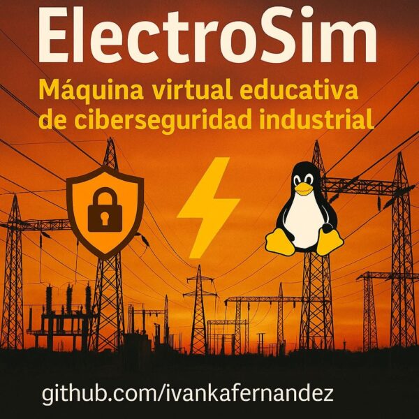 ElectroSim: An Open Virtual Machine for Industrial Cybersecurity Training in Simulated Environments