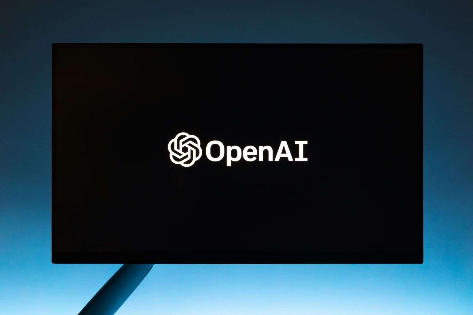 openai logo wallpaper