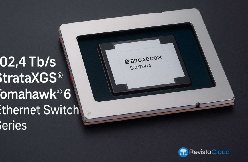 Broadcom Launches Tomahawk 6 “Davisson”: the First 102.4 Tbps Ethernet CPO Switch To Scale AI Networks with Less Power and Greater Stability