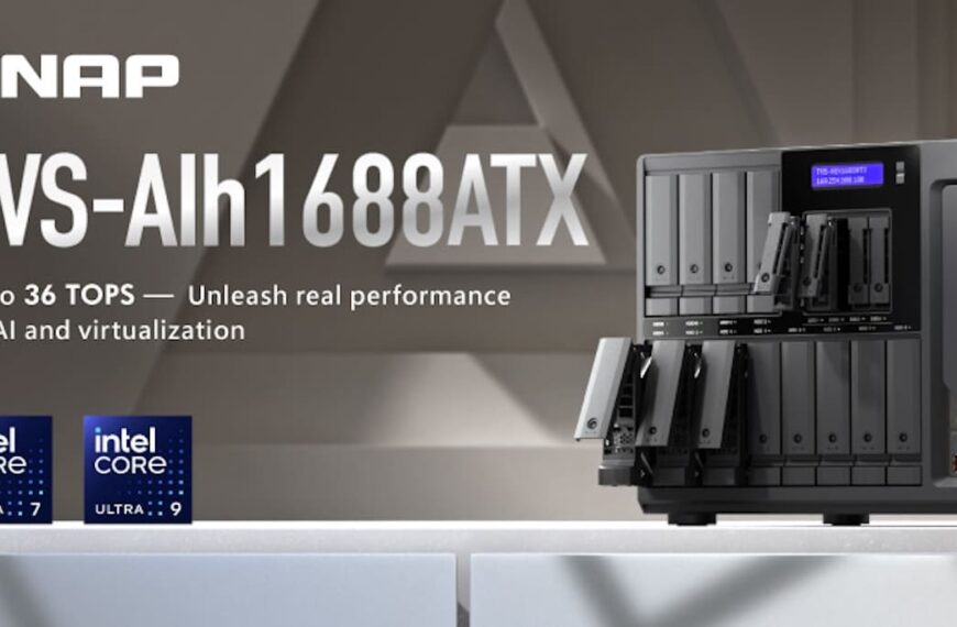 QNAP Introduces the TVS-AIh1688ATX: an All-in-One Business NAS with 36 TOPS for AI, Virtualization, and 8K Video
