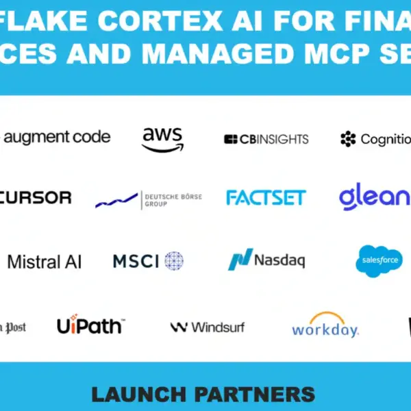 Snowflake Launches Cortex AI for Financial Services: Enterprise-Ready AI Agents and Apps, Regulated Data, and an MCP Server for Ecosystem Interoperability
